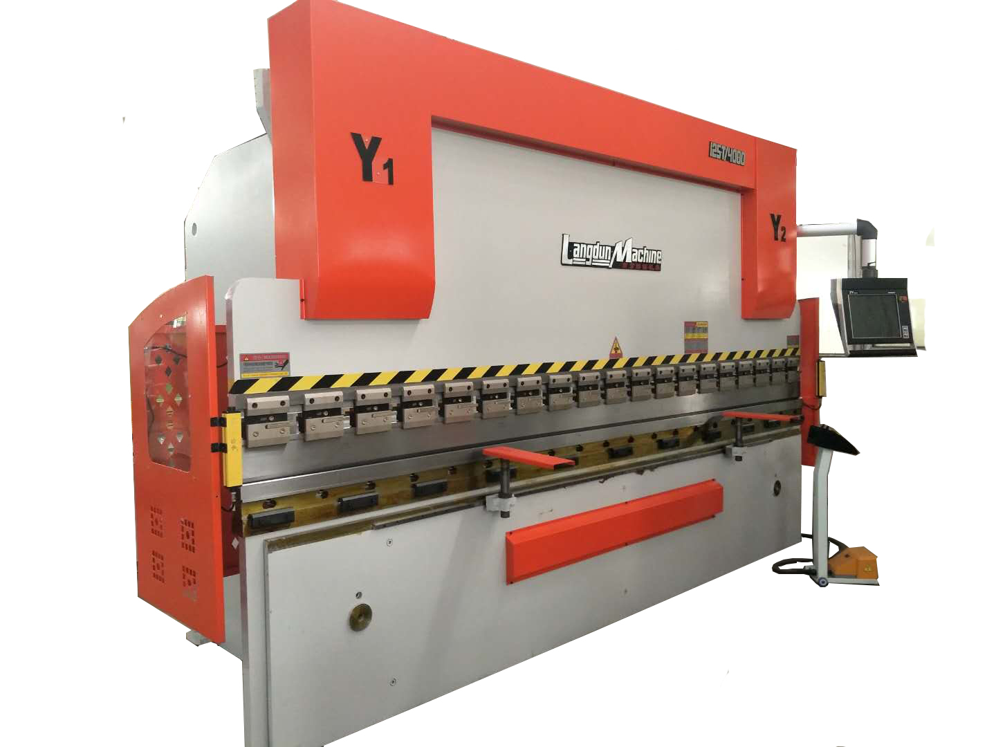 We67k125t4000mm electro-hydraulic servo NC bending machine